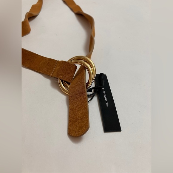 NWT B-LOW THE BELT suede belt - Picture 5 of 6